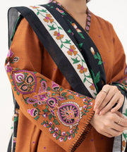 Sapphire Embroidered Khaddar Unstitched 3Pc Suit 0PEDY25V910B