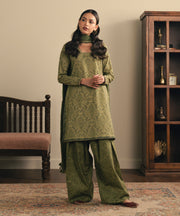 Sapphire Embroidered Cross Hatch Unstitched 3Pc Suit 0PEDY25V936B