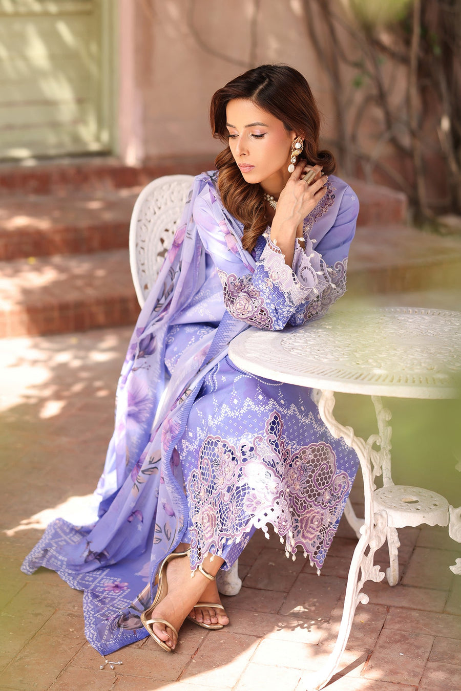 Alizeh Fashion Embroidered Printed Lawn Unstitched 3Pc Suit AF-EPL-7032-RHEA