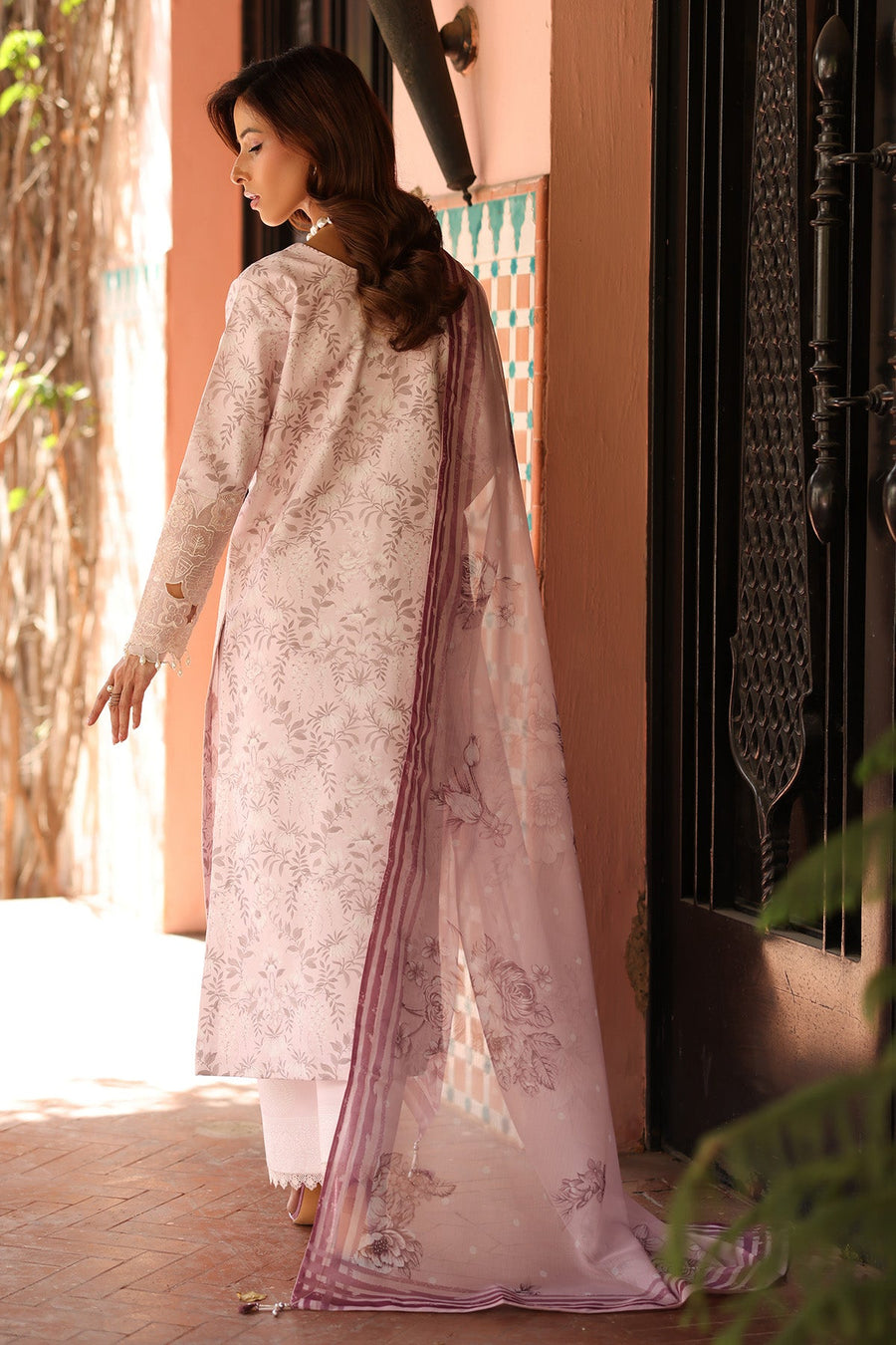 Alizeh Fashion Embroidered Printed Lawn Unstitched 3Pc Suit AF-EPL-7040-ARUNA