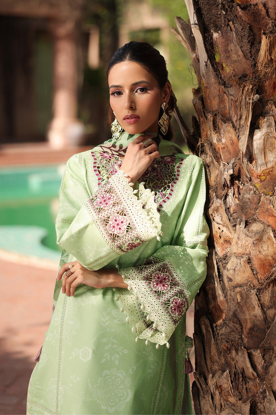 Alizeh Fashion Embroidered Printed Lawn Unstitched 3Pc Suit AF-EPL-7034-NUMA