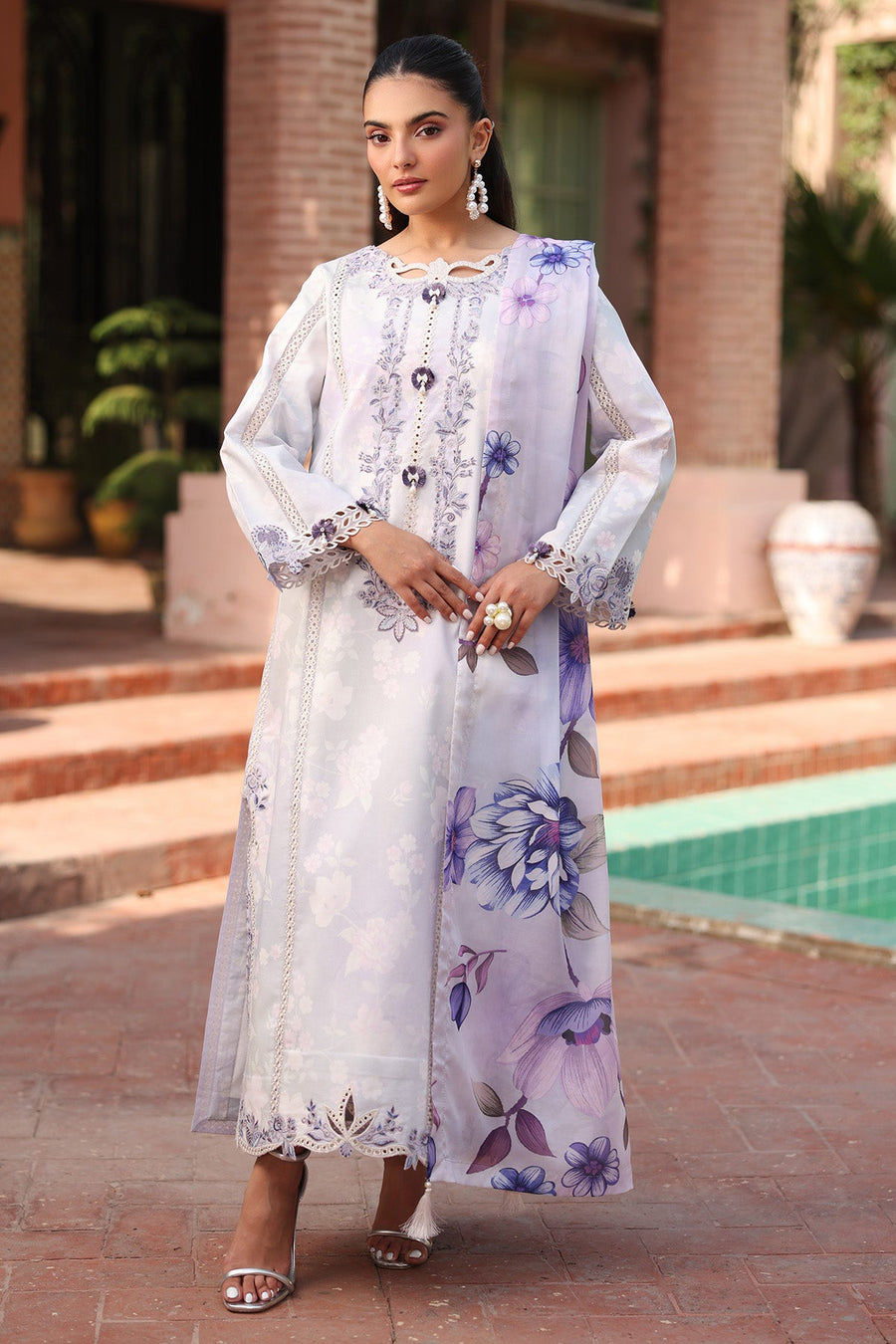 Alizeh Fashion Embroidered Printed Lawn Unstitched 3Pc Suit AF-EPL-7039-PRESTA