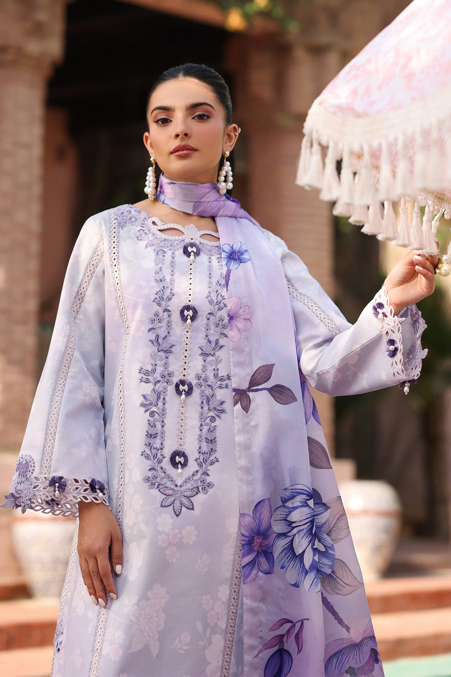 Alizeh Fashion Embroidered Printed Lawn Unstitched 3Pc Suit AF-EPL-7039-PRESTA