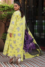 Alizeh Fashion Levana Embroidered Lawn Unstitched 3Pc Suit AF-EPL-7043-DAVIAN