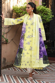 Alizeh Fashion Levana Embroidered Lawn Unstitched 3Pc Suit AF-EPL-7043-DAVIAN