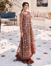 Eshaal by Emaan Adeel Embroidered Organza Unstitched 3Pc Suit ESH-01