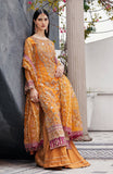 Emaan Adeel Nawabzadi Embroidered Organza Unstitched 3Pc Suit - RUHAB