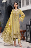 Emaan Adeel Nawabzadi Embroidered Chiffon Unstitched 3Pc Suit - AROOHI