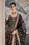 Emaan Adeel Nawabzadi Embroidered Organza Unstitched 3Pc Suit - MAANVI