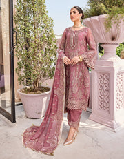 Emaan Adeel Festive Edit Embroidered Organza Unstitched Suit FT-05