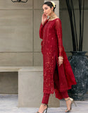 Emaan Adeel Belle Robe Luxury Organza Unstitched 3Pc Suit BL-409