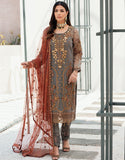 Nafasat by Emaan Adeel Embroidered Organza Unstitched 3Pc Suit NF-03