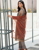 Nafasat by Emaan Adeel Embroidered Organza Unstitched 3Pc Suit NF-03
