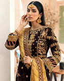 Emaan Adeel Makhmal Unstitched Luxury Velvet 3Pc Suit MK-303