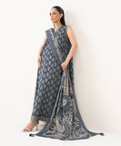 Sapphire Printed Linen Unstitched 3Pc Suit 0U3PDY25V934