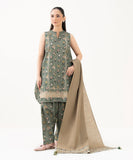 Sapphire Printed Khaddar Unstitched 3Pc Suit 0U3PDY25V95B