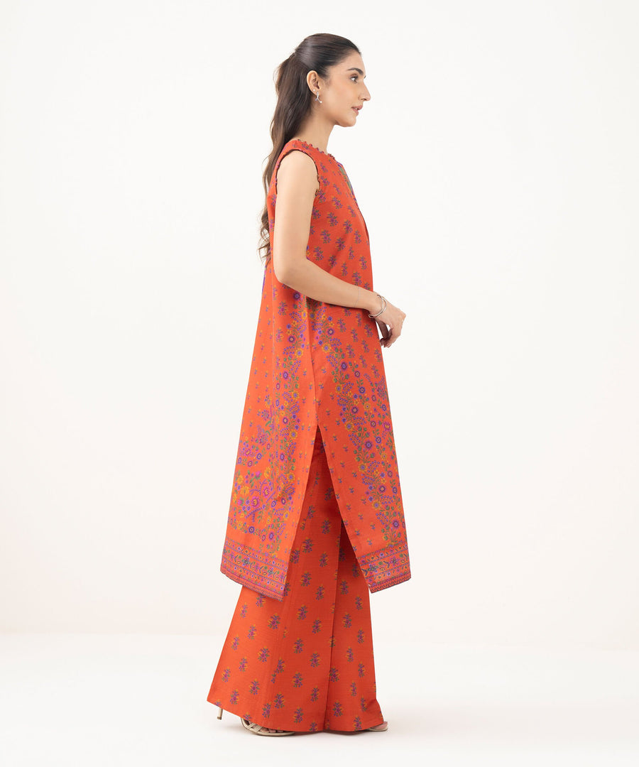Sapphire Printed Khaddar Unstitched 3Pc Suit 0U3PDY25V966