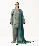 Sapphire Printed Khaddar Unstitched 3Pc Suit 0U3PDY25V96B