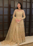 Sardinia La'More Embroidered Organza Unstitched 3Pc Suit - Golden Whisper