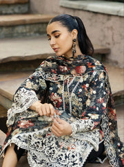 Zainab Chottani Embroidered Chikankari Lawn Unstitched 3Pc Suit D-10A Reeya