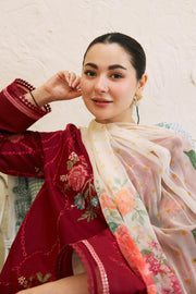 Coco by Zara Shahjahan Embroidered Lawn Unstitched 3Pc Suit D-10B RUHI