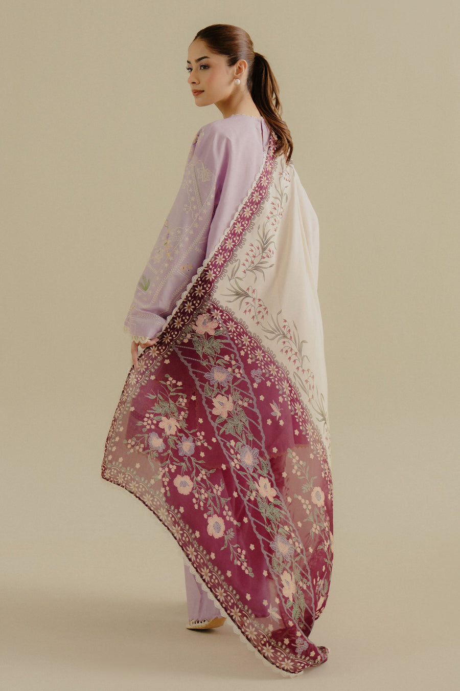 Coco by Zara Shahjahan Embroidered Lawn Unstitched 3Pc Suit 10B-NYSSA