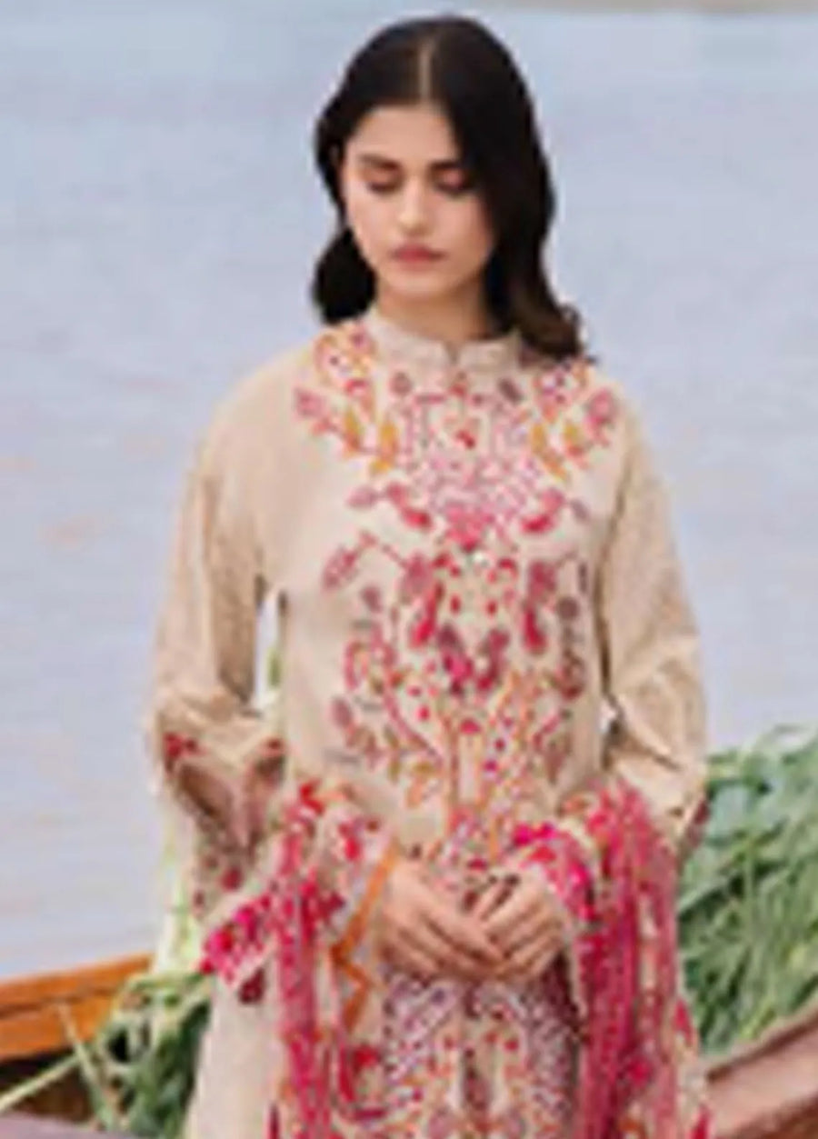 Maria.B M.Basics Embroidered Lawn Unstitched 3Pc Suit MB-10B