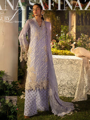 Sana Safinaz Embroidered Luxury Lawn Unstitched 3Pc Suit D-10B