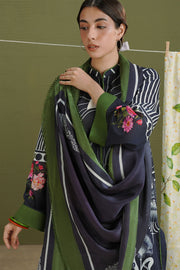 Coco by Zara Shahjahan Prints Unstitched Lawn 3Pc Suit D-10B Raya