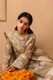 Emaan Adeel Sheherzadi Embroidered Chiffon Unstitched 3Pc Suit - ULFAT