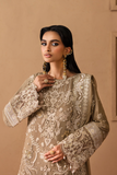 Emaan Adeel Sheherzadi Embroidered Chiffon Unstitched 3Pc Suit - ULFAT