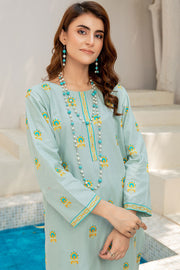 Safwa Embroidered Cotton Pret 2Pc Suit ( Shirt / Trouser ) 2P-EMB-147