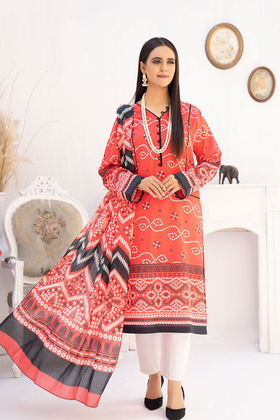 SSD-198 - MALLOW DIGITAL PRINTS SHIRT DUPATTA COLLECTION