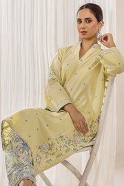 Safwa Embroidered Lawn Pret 2Pc Suit ( Shirt / Trouser ) P000569