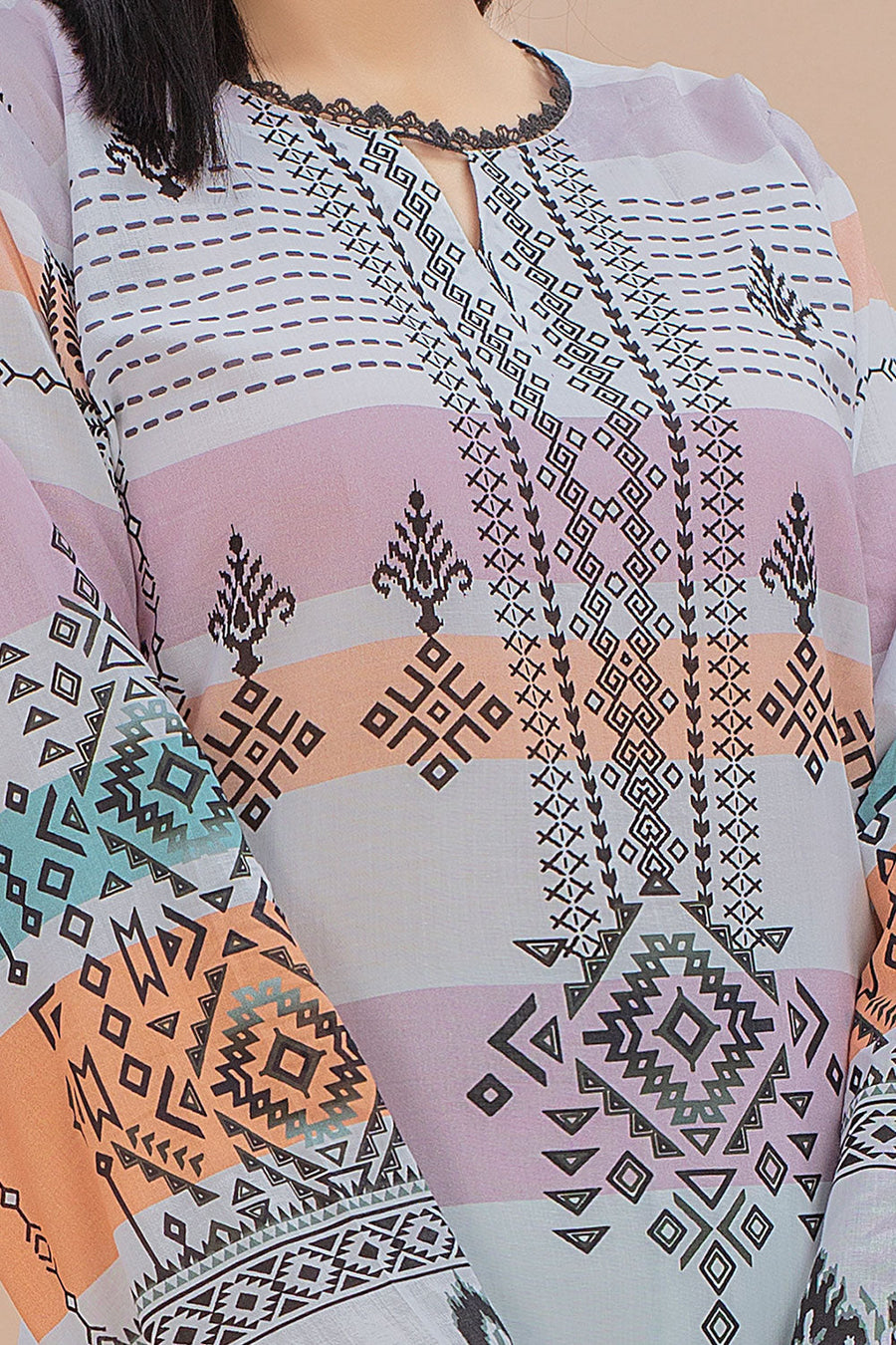SPK-153 - SAFWA DIGITAL PRINTS LAWN SHIRT COLLECTION VOL 6
