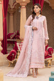 Dastgah by Neeshay Embroidered Organza Unstitched 3Pc Suit - MEHR