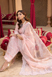 Dastgah by Neeshay Embroidered Organza Unstitched 3Pc Suit - MEHR