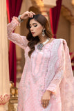 Dastgah by Neeshay Embroidered Organza Unstitched 3Pc Suit - MEHR