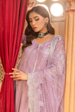 Dastgah by Neeshay Embroidered Net Unstitched 3Pc Suit - PARISA