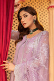 Dastgah by Neeshay Embroidered Net Unstitched 3Pc Suit - PARISA