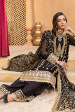 Dastgah by Neeshay Embroidered Chiffon Unstitched 3Pc Suit - LEILA