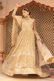Dastgah by Neeshay Embroidered Net Unstitched 3Pc Suit - NOOR
