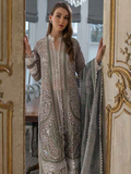 Sobia Nazir Embroidered Luxury Lawn Unstitched 3Pc Suit D-11B
