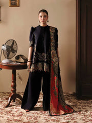 Maria B MBasics Embroidered Linen Unstitched 3Pc Suit MB-CUSV15-11B