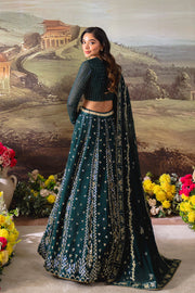 Neeshay Dastaan Embroidered Chiffon Unstitched 3Pc Suit - Shahnoor