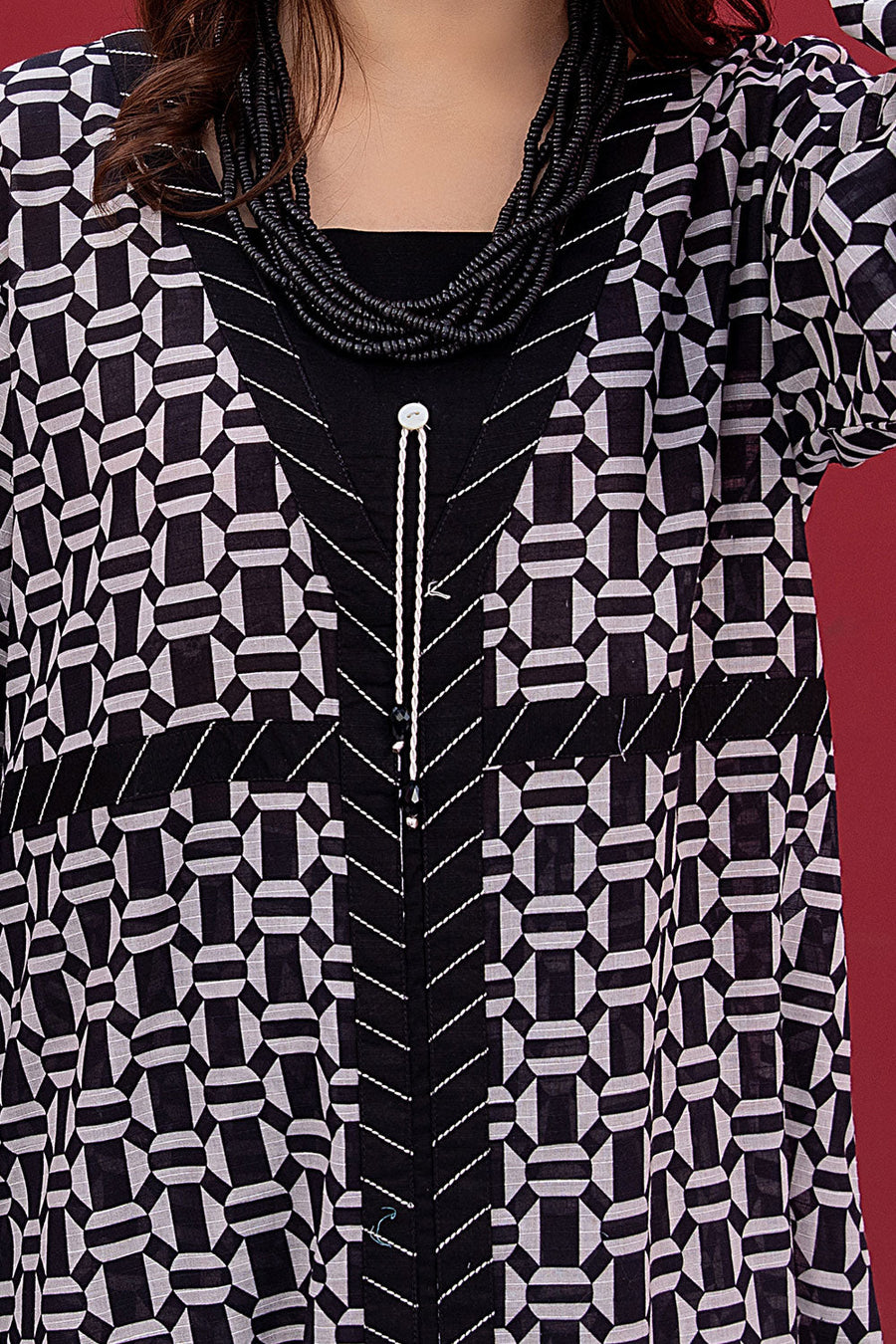 Safwa Printed Lawn Pret 2Pc Suit (Shirt/Trouser) P000391