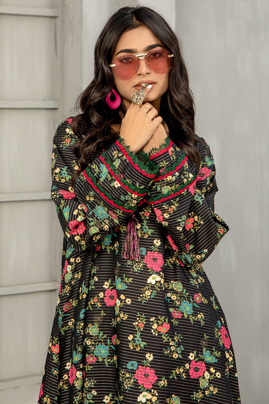 Safwa Tulip Vol-04 Printed Masuri Unstitched 2Piece Suit TZK-59