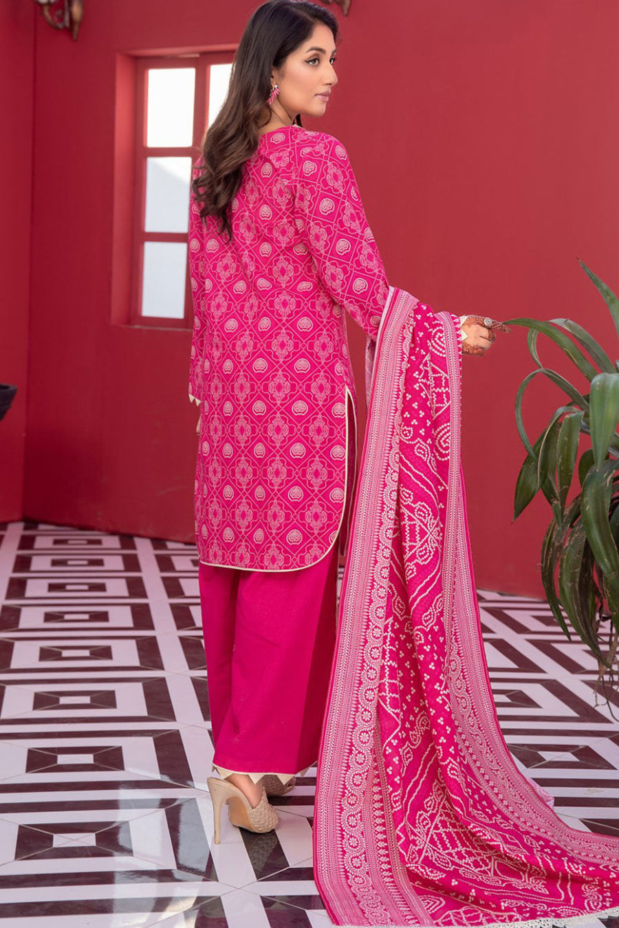 SGL-13 - SAFWA GLORIA KHADDAR 3 PIECE COLLECTION