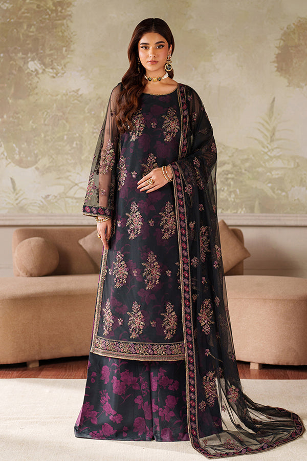 Zarif Zaneera Embroidered Net Unstitched 3Pc Suit ZRF-ZPE-05 ASHAAL