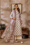 Safwa Safron Vol-03 Fine Digital Printed Lawn Unstitched 3Pc Suit SAF-24